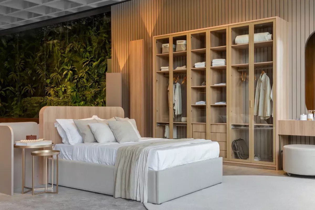 Quarto com móveis planejados Inovart Italínea em Biguaçu